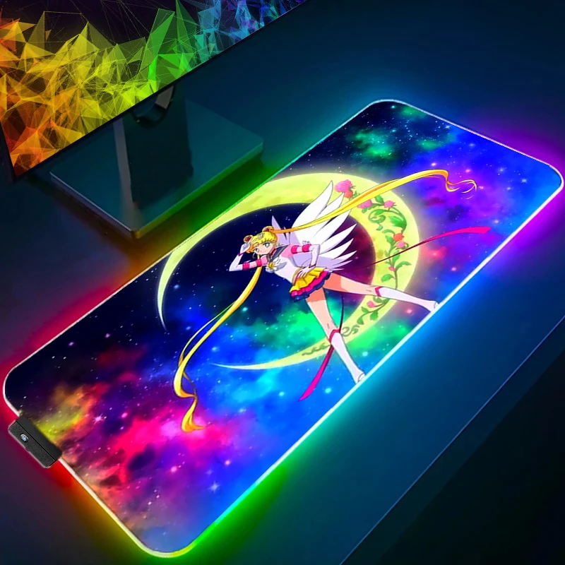 Коврик для мыши RGB S-Sailor Moon, игровые аксессуары в стиле аниме, светодиодный коврик для клавиатуры, настольный коврик для геймеров, коврик для мыши с подсветкой, коврики для мыши с подсветкой
Коврик для мыши RGB S-Sailor Moon, игровые аксессуары в стиле аниме, светодиодный коврик для клавиатуры, настольный коврик для геймеров, коврик для мыши с подсветкой, коврики для мыши с подсветкой