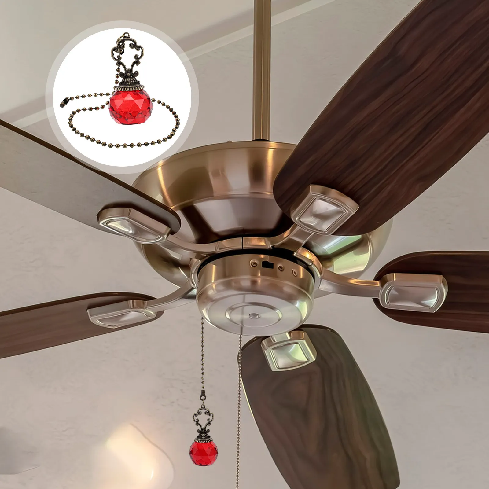 2Pcs Elegant Crystal Light Pull Chain Extenders Vintage European Design Adjustable Decorative Fan Pulls for Ceiling Fan Table
2Pcs Elegant Crystal Light Pull Chain Extenders Vintage European Design Adjustable Decorative Fan Pulls for Ceiling Fan Table