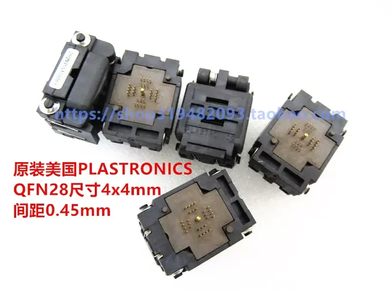 Opentop QFN28/DIP 28QN45S1404 0 тестовые розетки программируемые розетки сгорающие розетки шаг 0,45 мм испытательный стенд
Opentop QFN28/DIP 28QN45S1404 0 тестовые розетки программируемые розетки сгорающие розетки шаг 0,45 мм испытательный стенд