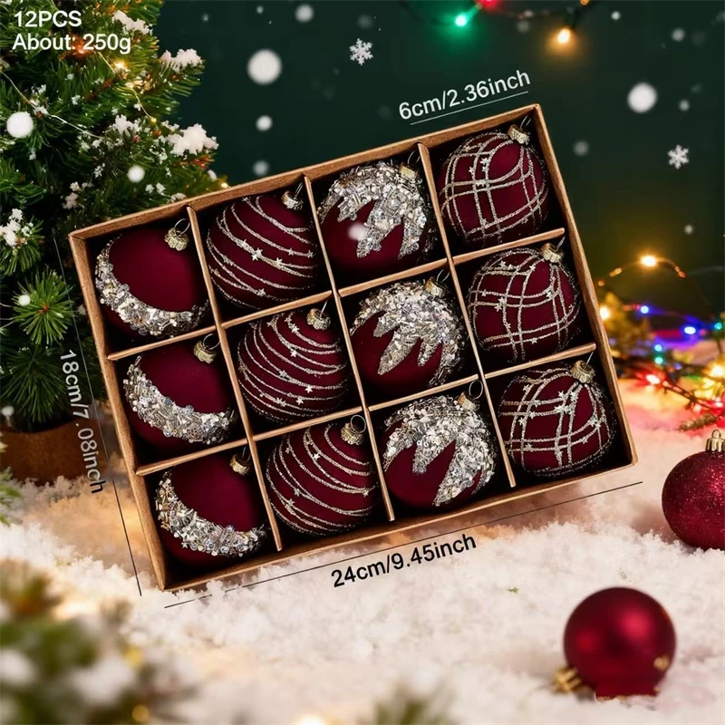 Christmas Plucked Velvet Color Diamond Christmas Ball Christmas Decorative Ball Exquisite Christmas Tree Pendant Decorations New
Christmas Plucked Velvet Color Diamond Christmas Ball Christmas Decorative Ball Exquisite Christmas Tree Pendant Decorations New