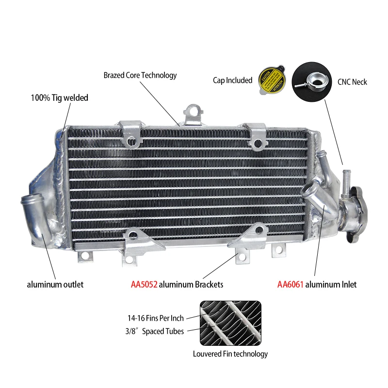 Алюминиевый радиатор для Yamaha WR250X WR 250 XCooler 2008-2011 годов, охлаждающая жидкость 2008 2009 2010 2011
Алюминиевый радиатор для Yamaha WR250X WR 250 XCooler 2008-2011 годов, охлаждающая жидкость 2008 2009 2010 2011