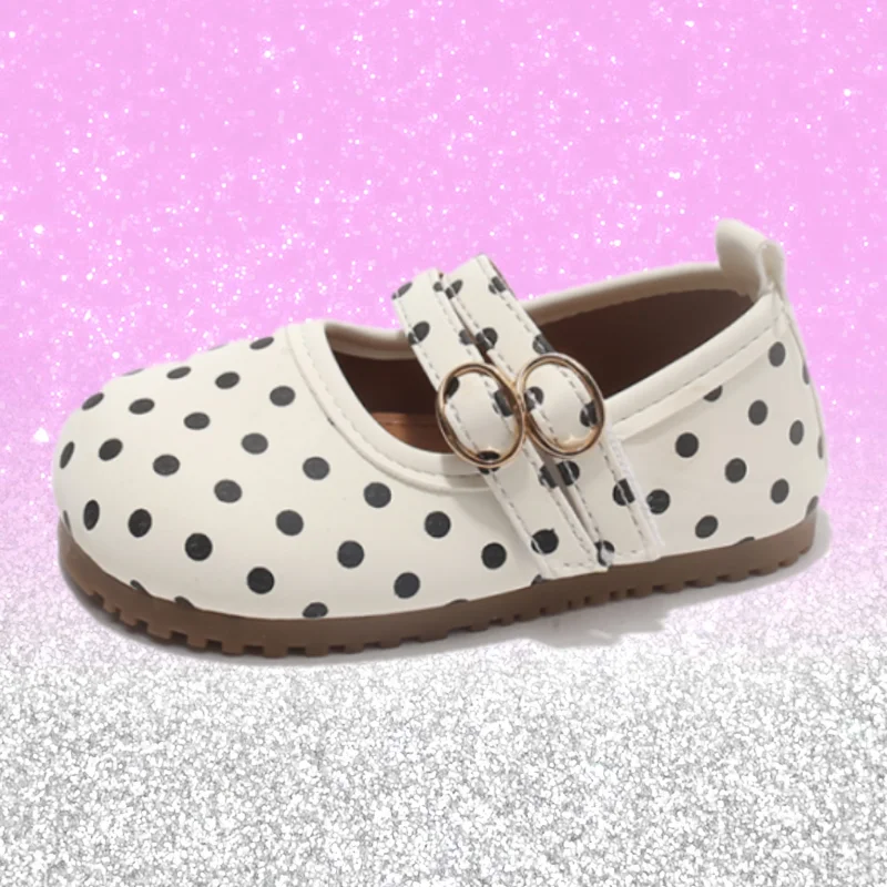 Children's Shoes Girls Summer Polka Dot Mary Jane Flats with Double Buckle Soft Sole Breathable Princess Shoes for Kids Shoes
Children's Shoes Girls Summer Polka Dot Mary Jane Flats with Double Buckle Soft Sole Breathable Princess Shoes for Kids Shoes