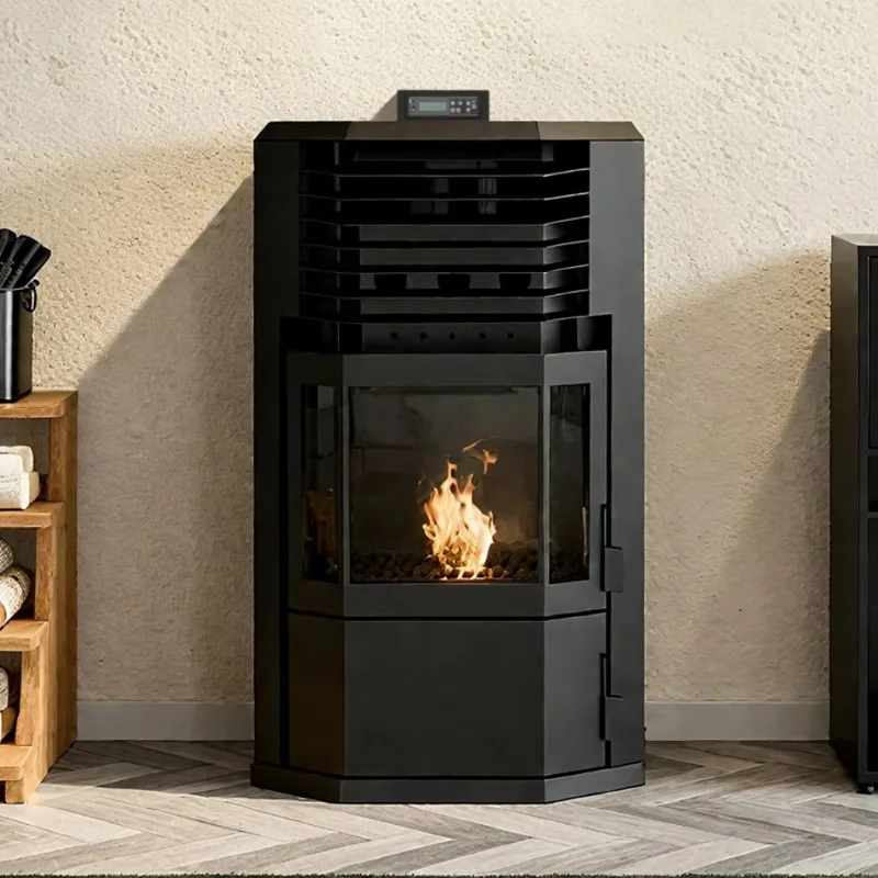 PU-160 Modern Industrial Design Cast Iron Wood Pellet Stove-Eco-Friendly
PU-160 Modern Industrial Design Cast Iron Wood Pellet Stove-Eco-Friendly