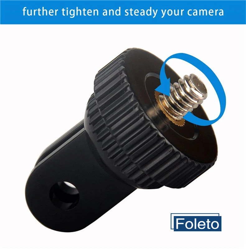 Screw Tripod Adapter Camera Mount Adapter For Action Camera 2pcs For Gopro Hero 10 9 8 7 6 5 4 Sony 4k Xiaomi Yi 1/4 Inch 20
Screw Tripod Adapter Camera Mount Adapter For Action Camera 2pcs For Gopro Hero 10 9 8 7 6 5 4 Sony 4k Xiaomi Yi 1/4 Inch 20