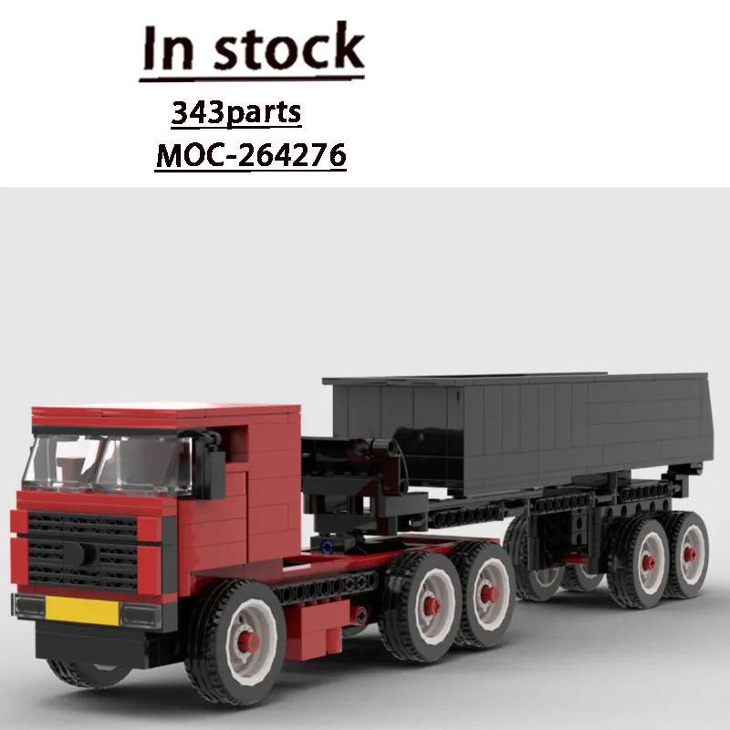 MOC-264276 New Classic Freight Semi-Trailer Container Dump Truck Building Block Model 343parts Boys Children's Birthday Toy Gift
MOC-264276 New Classic Freight Semi-Trailer Container Dump Truck Building Block Model 343parts Boys Children's Birthday Toy Gift