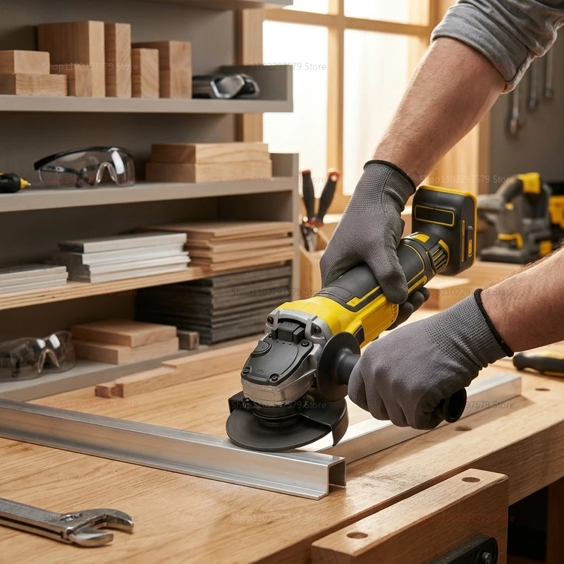 High Power Cordless Brushless Angle for Cutting Polishing Compatible with Dewalt 20V Lithium Batteries Ideal for Metal Stone DIY
High Power Cordless Brushless Angle for Cutting Polishing Compatible with Dewalt 20V Lithium Batteries Ideal for Metal Stone DIY