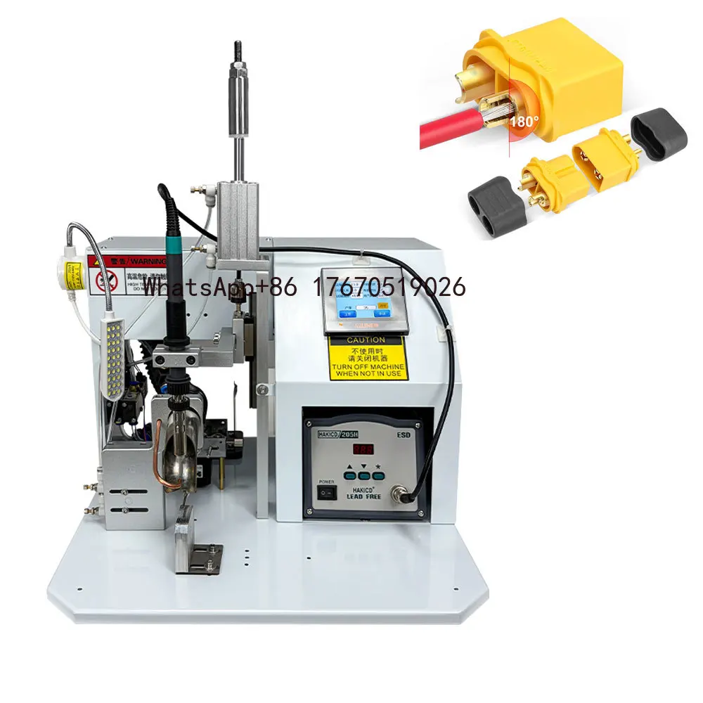 XT60 Terminal Welding Wire Cable Soldering Machine for Audio Line DC Connector Automatic Soldering Machine
XT60 Terminal Welding Wire Cable Soldering Machine for Audio Line DC Connector Automatic Soldering Machine