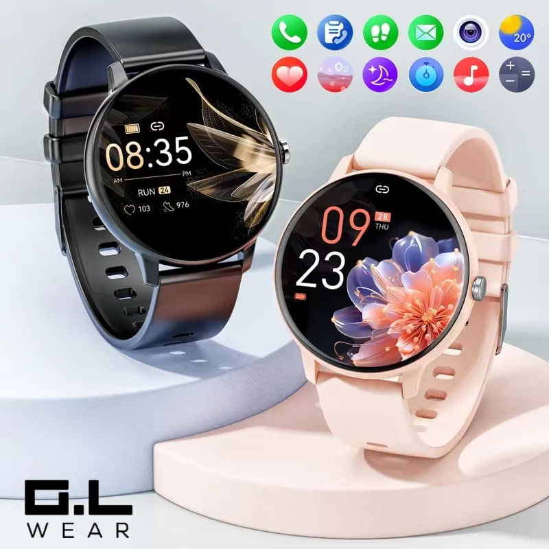 G.L Wear Bluetooth Call Smart Watch Women Customized Dial Watch Men Sports Fitness Tracker Heart Rate IP68 Waterproof Smartwatch
G.L Wear Bluetooth Call Smart Watch Women Customized Dial Watch Men Sports Fitness Tracker Heart Rate IP68 Waterproof Smartwatch