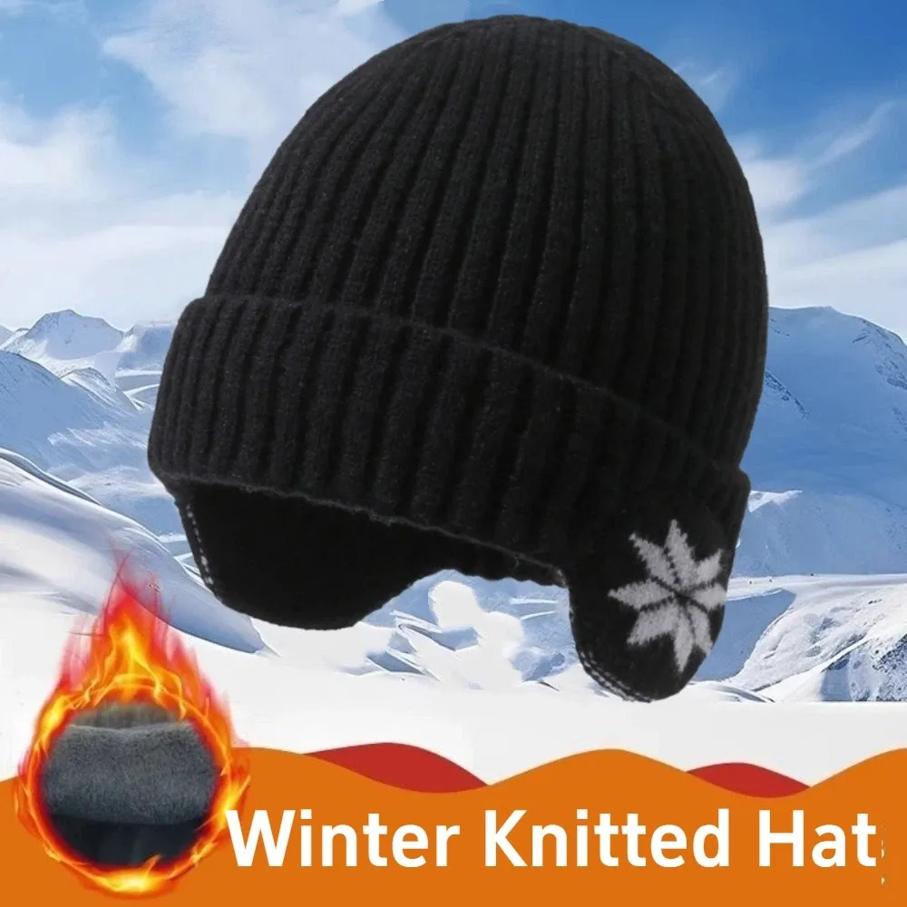 Fashionable Thermal Winter Knitted Hat Windproof Thickened Fleece Ear Protection Hat Insulated Knitted Beanie Hiking Adventures
Fashionable Thermal Winter Knitted Hat Windproof Thickened Fleece Ear Protection Hat Insulated Knitted Beanie Hiking Adventures