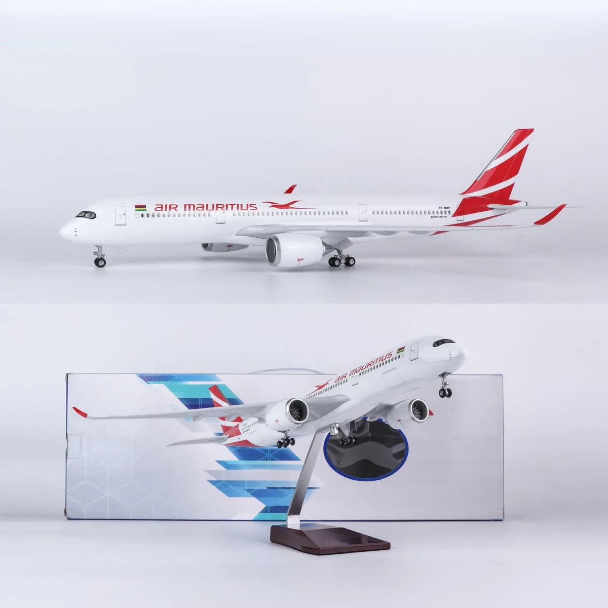 47cm Mauritius A350 Model Aircraft with Landing Gear Wheel Resin Diecast Machine Collected Model Building Kits Plane Toys
47cm Mauritius A350 Model Aircraft with Landing Gear Wheel Resin Diecast Machine Collected Model Building Kits Plane Toys
