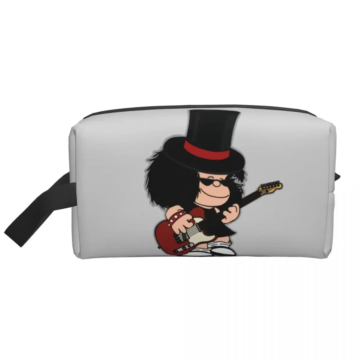 Пользовательские милые комиксы Mafalda Rock Guitar Дорожная косметичка для женщин Мультфильм Quino Манга Косметичка для макияжа Красота для хранения Dopp Kit
Пользовательские милые комиксы Mafalda Rock Guitar Дорожная косметичка для женщин Мультфильм Quino Манга Косметичка для макияжа Красота для хранения Dopp Kit
