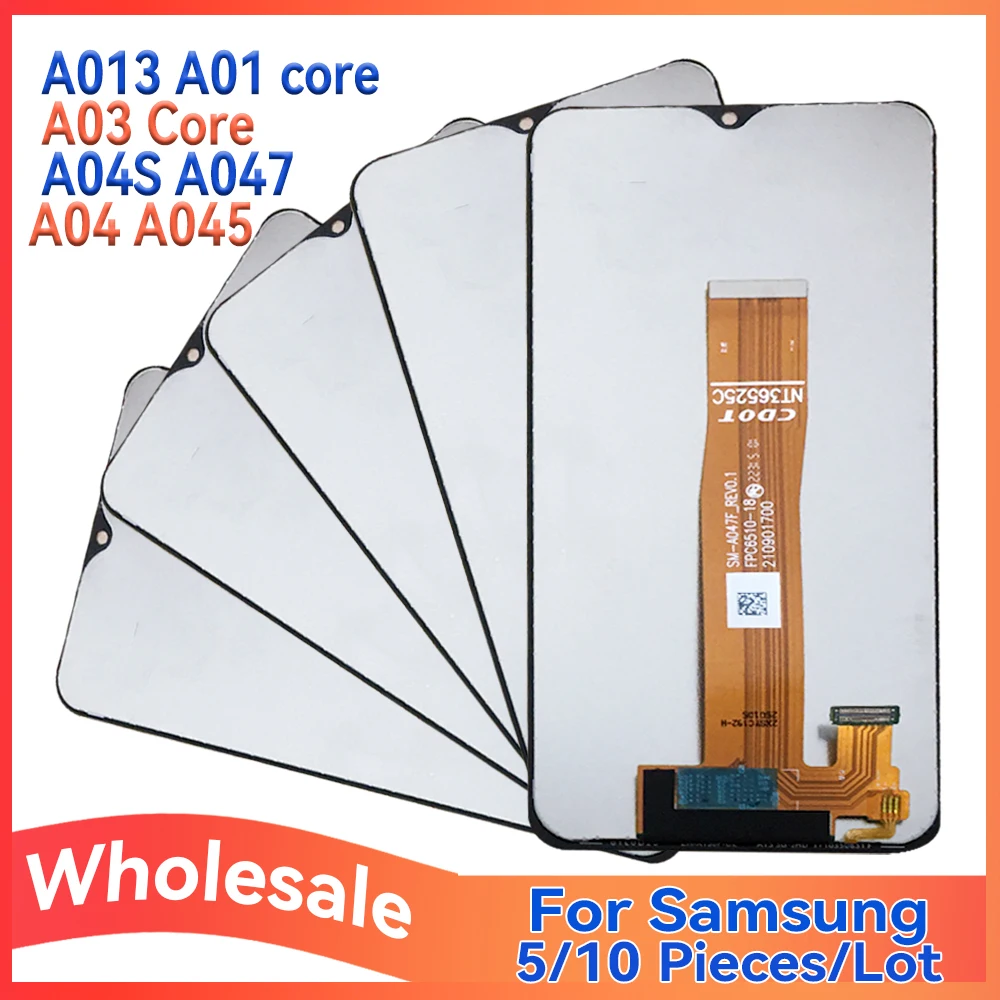 Wholesale 5/10 Pieces Lot For Samsung A013 A01 Core A04S A047 A04 A045 LCD Screen Touch Assembly Touch A03 Core Display
Wholesale 5/10 Pieces Lot For Samsung A013 A01 Core A04S A047 A04 A045 LCD Screen Touch Assembly Touch A03 Core Display
