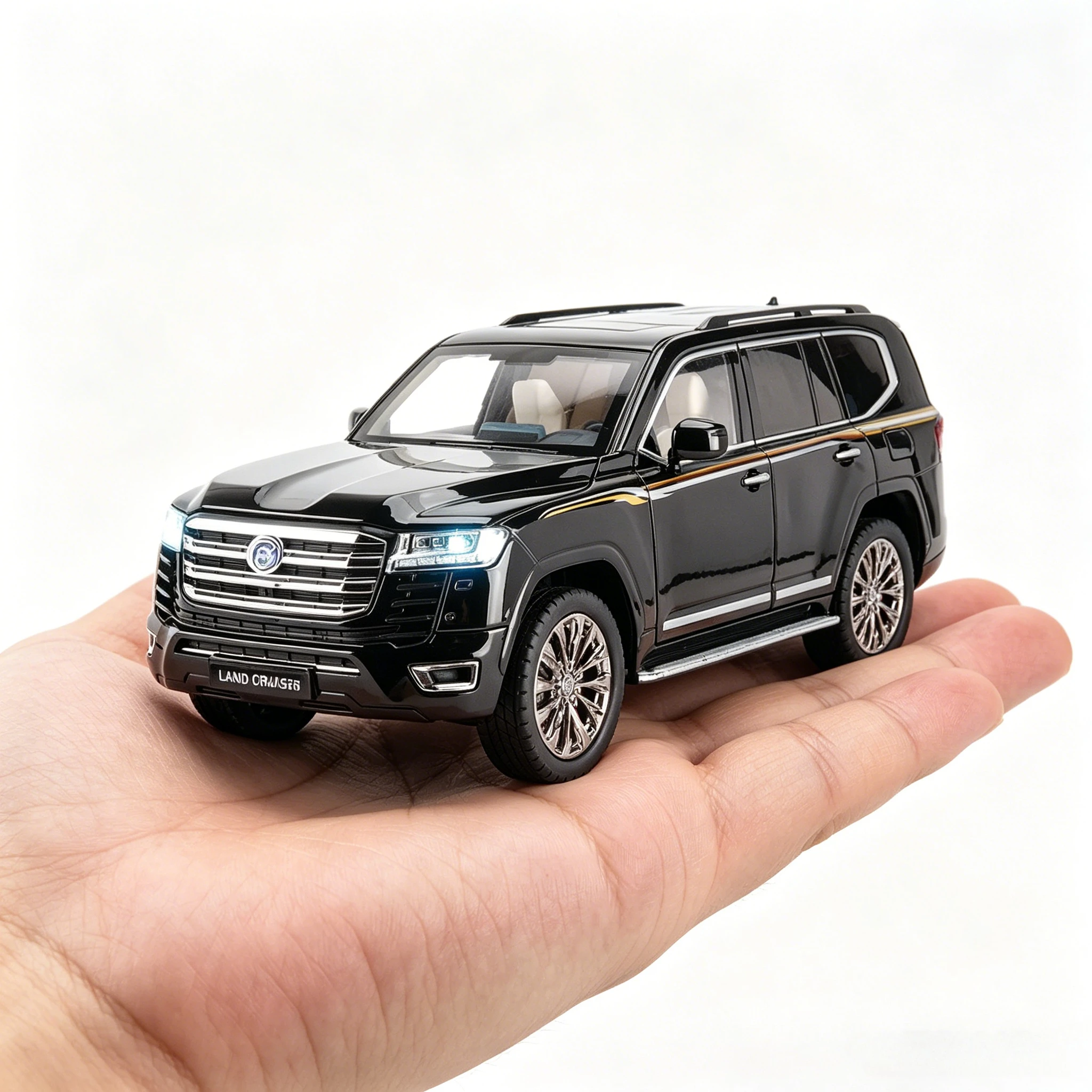 Large 1:18 Scale Land Cruiser LC300 Toy Car Model Alloy Body Shock Absorption SUV Vehicles Models for Adults Gifts
Large 1:18 Scale Land Cruiser LC300 Toy Car Model Alloy Body Shock Absorption SUV Vehicles Models for Adults Gifts