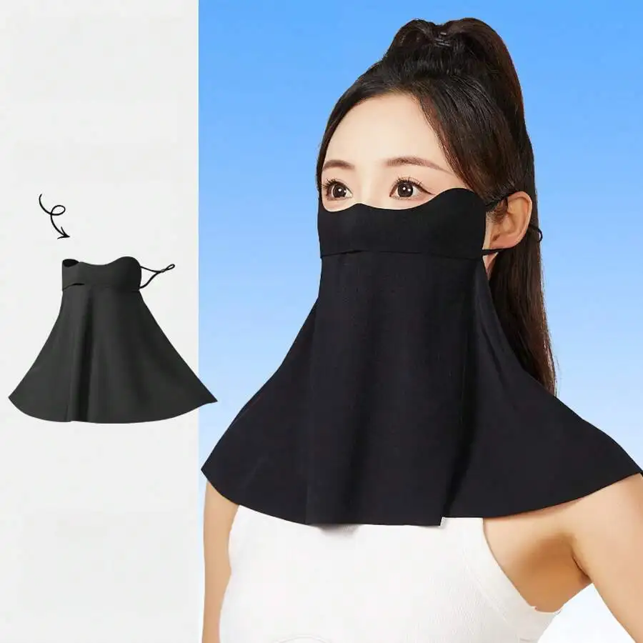 Ultra Thin Ice Silk Face Mask For Sun Protection Full Wrap Shoulder Neck Cover Windproof Cycling
Ultra Thin Ice Silk Face Mask For Sun Protection Full Wrap Shoulder Neck Cover Windproof Cycling