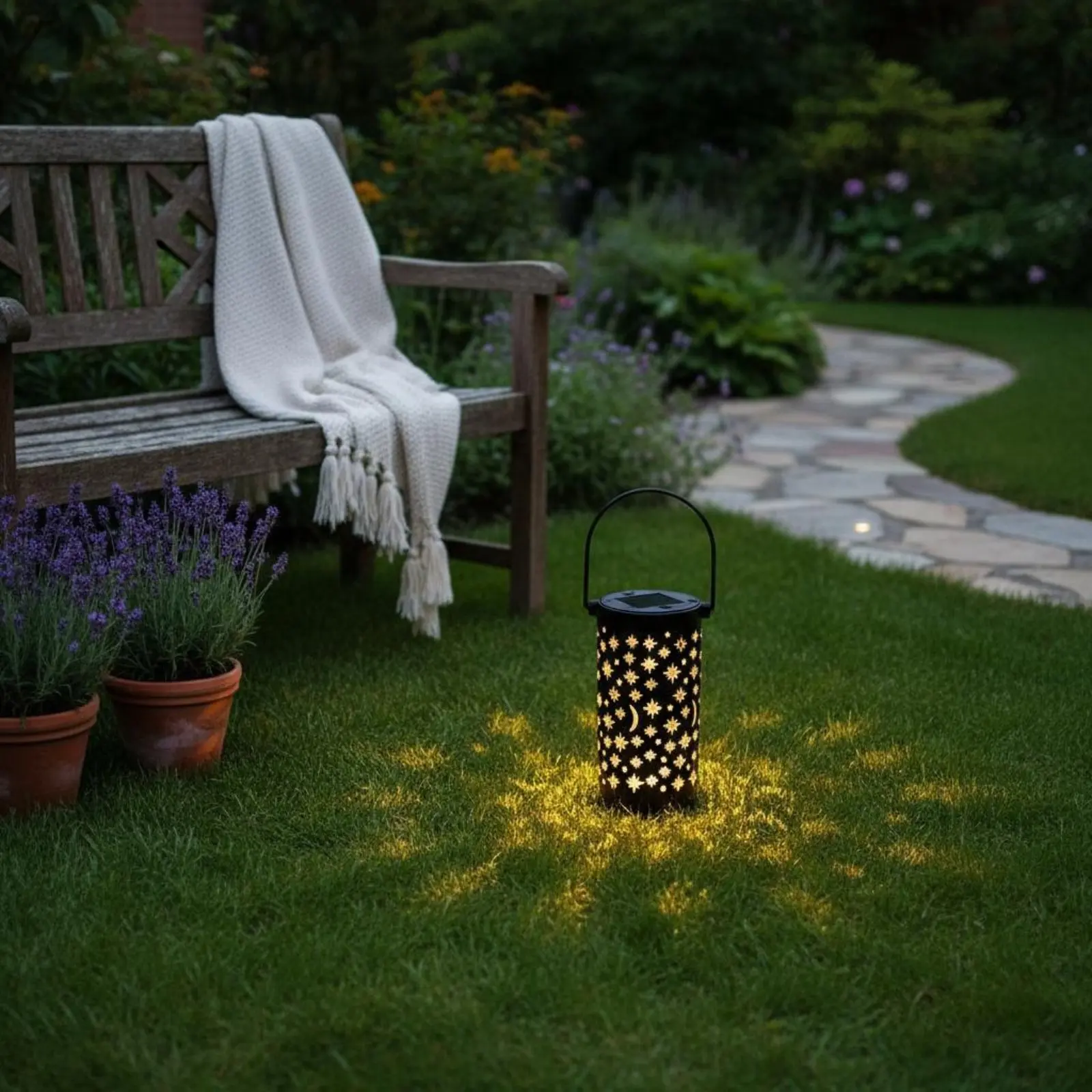 Celestial Moon Projection Lamp Waterproof Hollow Metal Garden Lamp Outdoor Lighting Automatic On/deactivated for Yard, Lawn
Celestial Moon Projection Lamp Waterproof Hollow Metal Garden Lamp Outdoor Lighting Automatic On/deactivated for Yard, Lawn