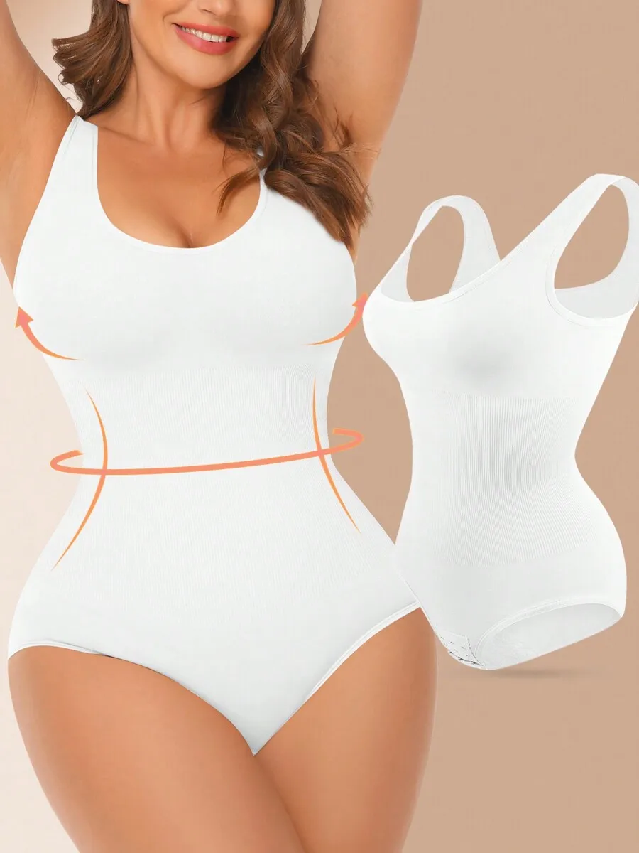 Womens One-Piece Shapewear Bodysuit Tummy Control Slimming Full Body Shaper Sleeveless Tank High Stretch Solid Color
Womens One-Piece Shapewear Bodysuit Tummy Control Slimming Full Body Shaper Sleeveless Tank High Stretch Solid Color