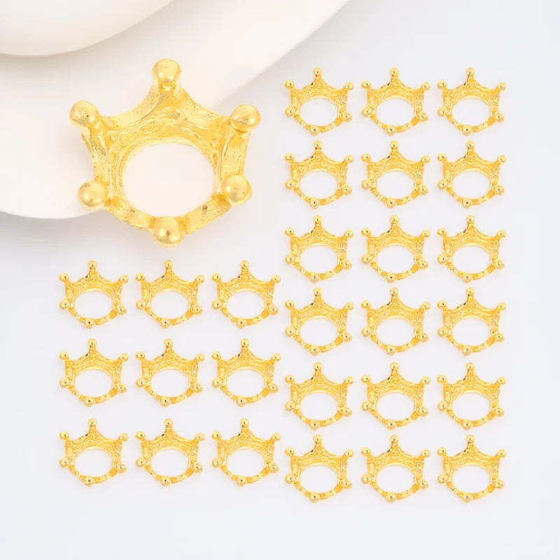 60pcs Metal Crown Accessories Small Alloy Jewelry Vintage Pendant Crowns Beads Mini Decorative Pendants Charm Lovely Shape
60pcs Metal Crown Accessories Small Alloy Jewelry Vintage Pendant Crowns Beads Mini Decorative Pendants Charm Lovely Shape