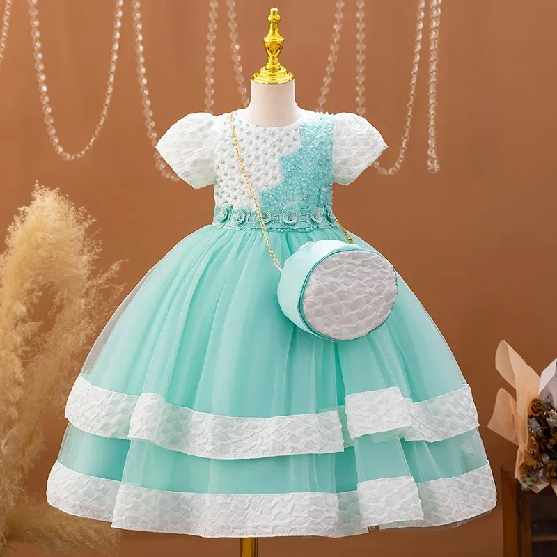 Girl princess dress Baby summer girl polka dot mesh wedding elegant evening dress casual birthday party
Girl princess dress Baby summer girl polka dot mesh wedding elegant evening dress casual birthday party