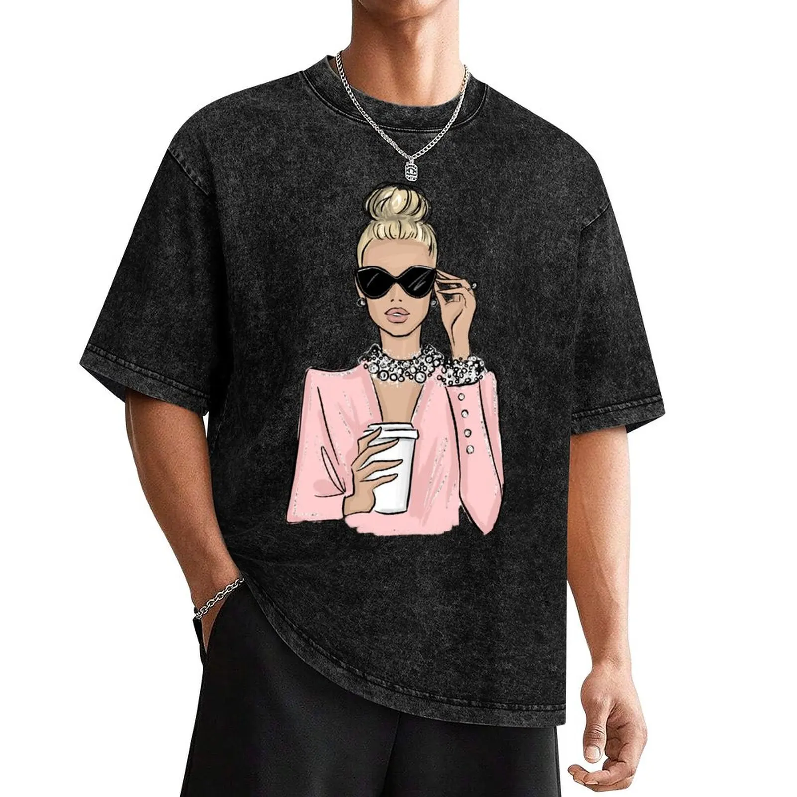 Girl boss with coffee fashion illustration T-Shirt customs fashion shirts croswit shirt man outfits for men
Girl boss with coffee fashion illustration T-Shirt customs fashion shirts croswit shirt man outfits for men