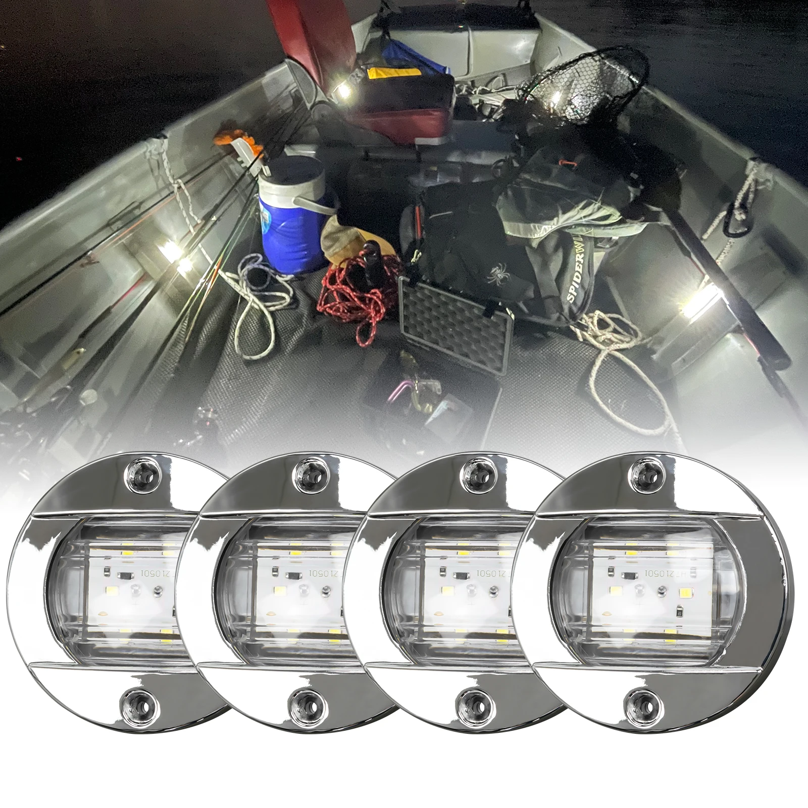 3 Inch Round Marine Boat Navigation Transom Cabin Cockpit Stern Anchor Light Courtesy Deck for Pontoon Fishing Boat Sailboat
3 Inch Round Marine Boat Navigation Transom Cabin Cockpit Stern Anchor Light Courtesy Deck for Pontoon Fishing Boat Sailboat