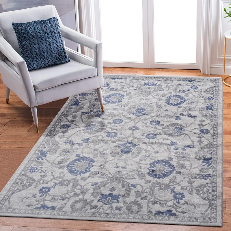 NAAR MARFI Collection 8X10 Blue / Silver / Oriental Area Rug
NAAR MARFI Collection 8X10 Blue / Silver / Oriental Area Rug