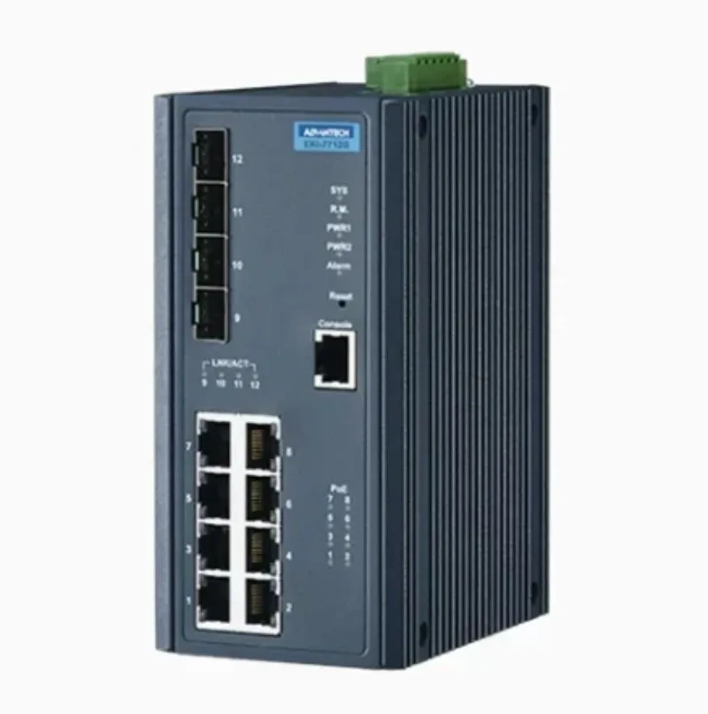 2025 Advantech Switch EKI-7712G-4FI-AE SFP Network Managed Ethernet Industrial Switch Wide Temperature Original
2025 Advantech Switch EKI-7712G-4FI-AE SFP Network Managed Ethernet Industrial Switch Wide Temperature Original