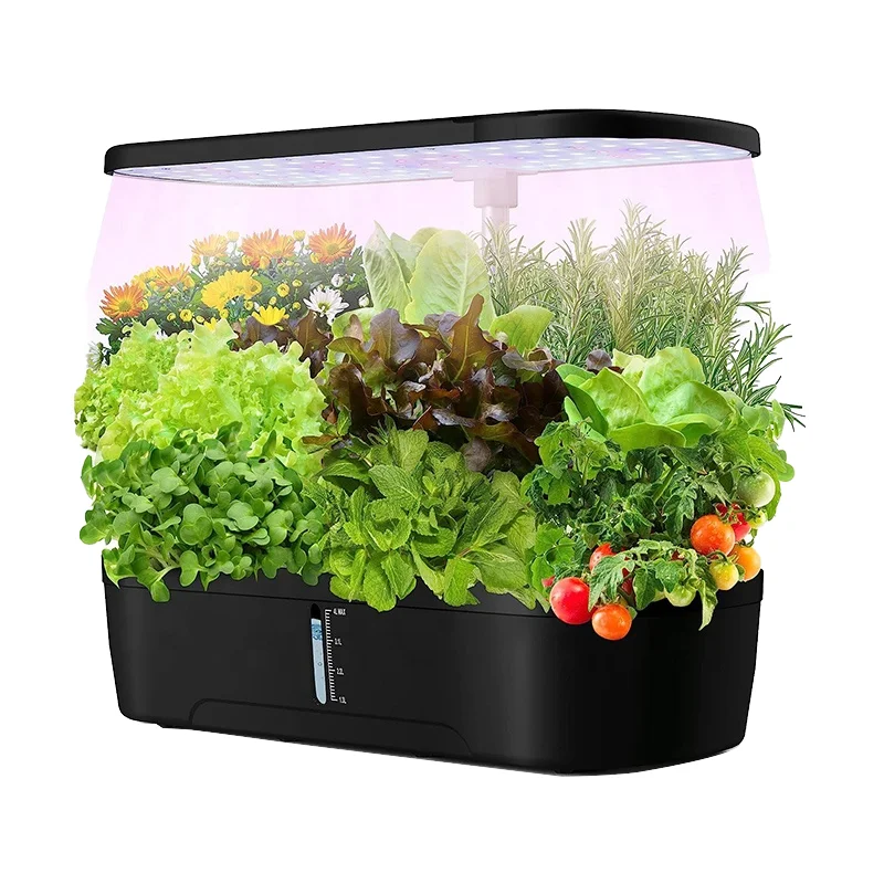 12-Hole Indoor Home Vegetable Seed Growing Mini Greenhouse with Smart Electronic Irrigation and Hydroponic System Modern Design
12-Hole Indoor Home Vegetable Seed Growing Mini Greenhouse with Smart Electronic Irrigation and Hydroponic System Modern Design