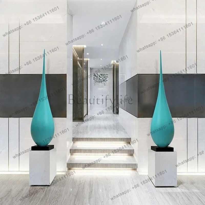 Large Water Droplets Sculpture Living Room Entrance Floor Ornaments Hall Hotel Soft Decoration Art Gallery Device Artwork
Large Water Droplets Sculpture Living Room Entrance Floor Ornaments Hall Hotel Soft Decoration Art Gallery Device Artwork