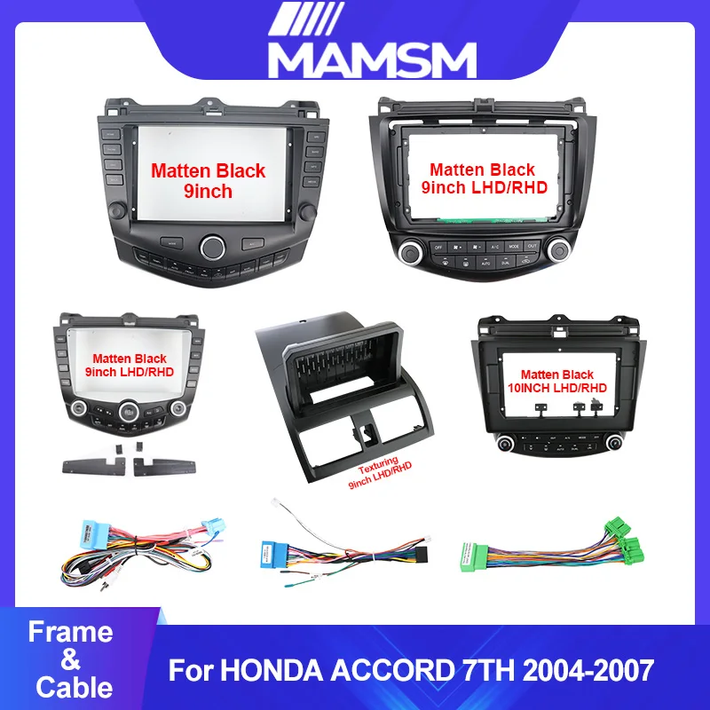 For Honda Accord 7th 2004-2007 Car Radio Fascias Android GPS MP5 Stereo Player 2Din Head Unit Panel Dash Frame Installation Trim
For Honda Accord 7th 2004-2007 Car Radio Fascias Android GPS MP5 Stereo Player 2Din Head Unit Panel Dash Frame Installation Trim