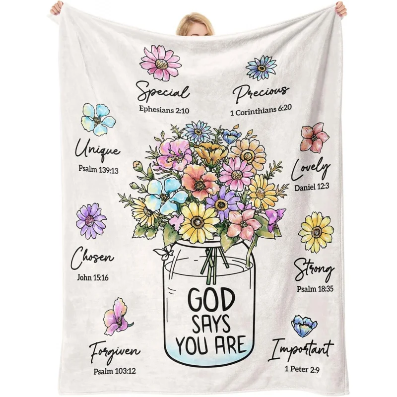 Christian Blanket Gifts for Women Spiritual Baptism Religious Blankets Healing Gifts for Mom Grandma Sister Daughter Bestie
Christian Blanket Gifts for Women Spiritual Baptism Religious Blankets Healing Gifts for Mom Grandma Sister Daughter Bestie
