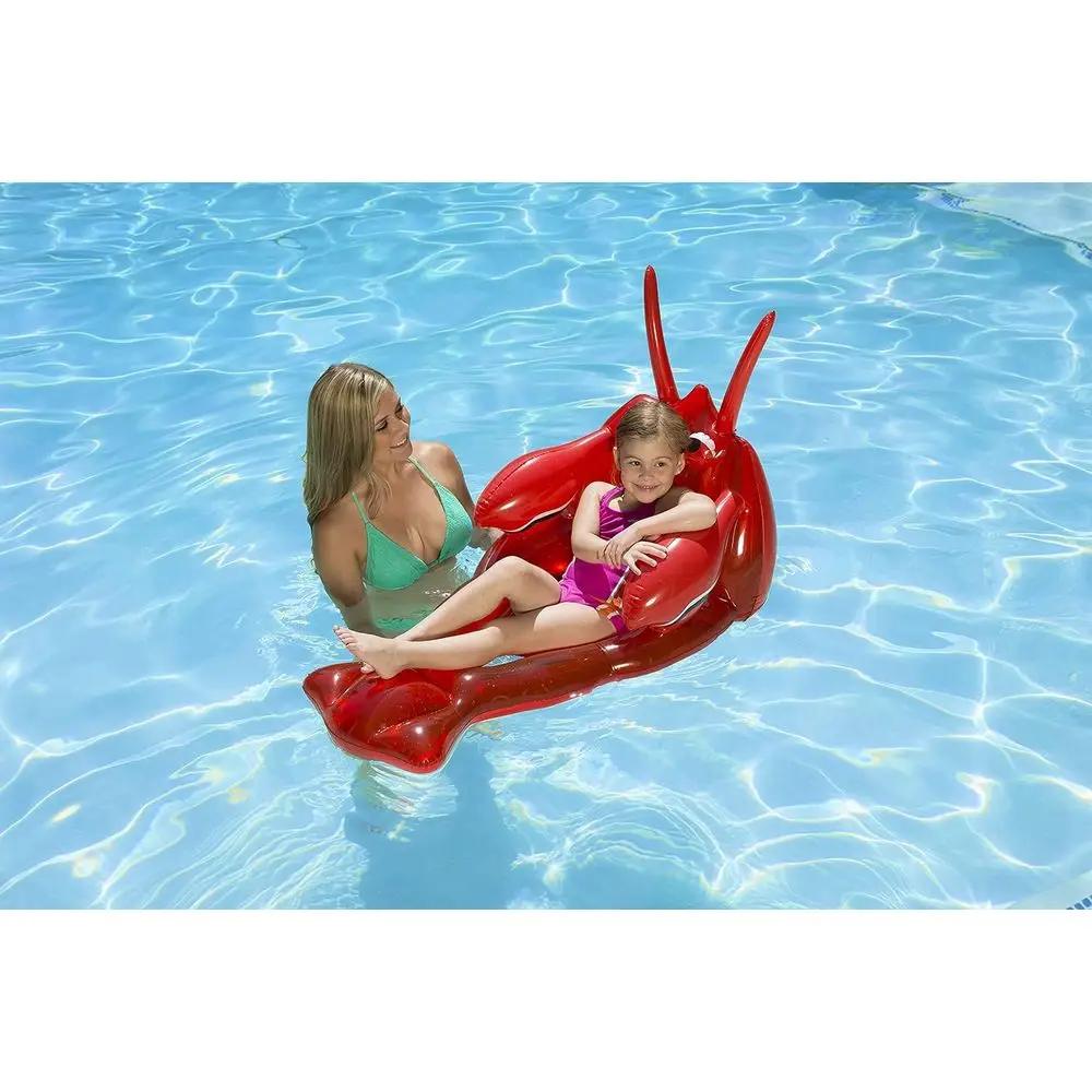 Lobster Lounge Ride-On , Red 47 Long x 24 Wide, lated
Lobster Lounge Ride-On , Red 47 Long x 24 Wide, lated