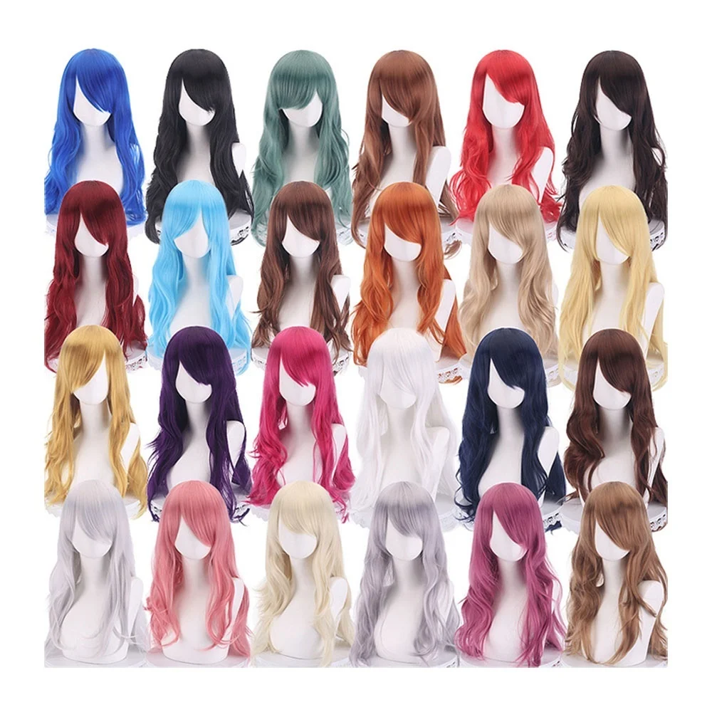 Multi-Color Long Curly Synthetic Cosplay Wig for Anime Party Halloween Costume Role Play Hairpiece
Multi-Color Long Curly Synthetic Cosplay Wig for Anime Party Halloween Costume Role Play Hairpiece