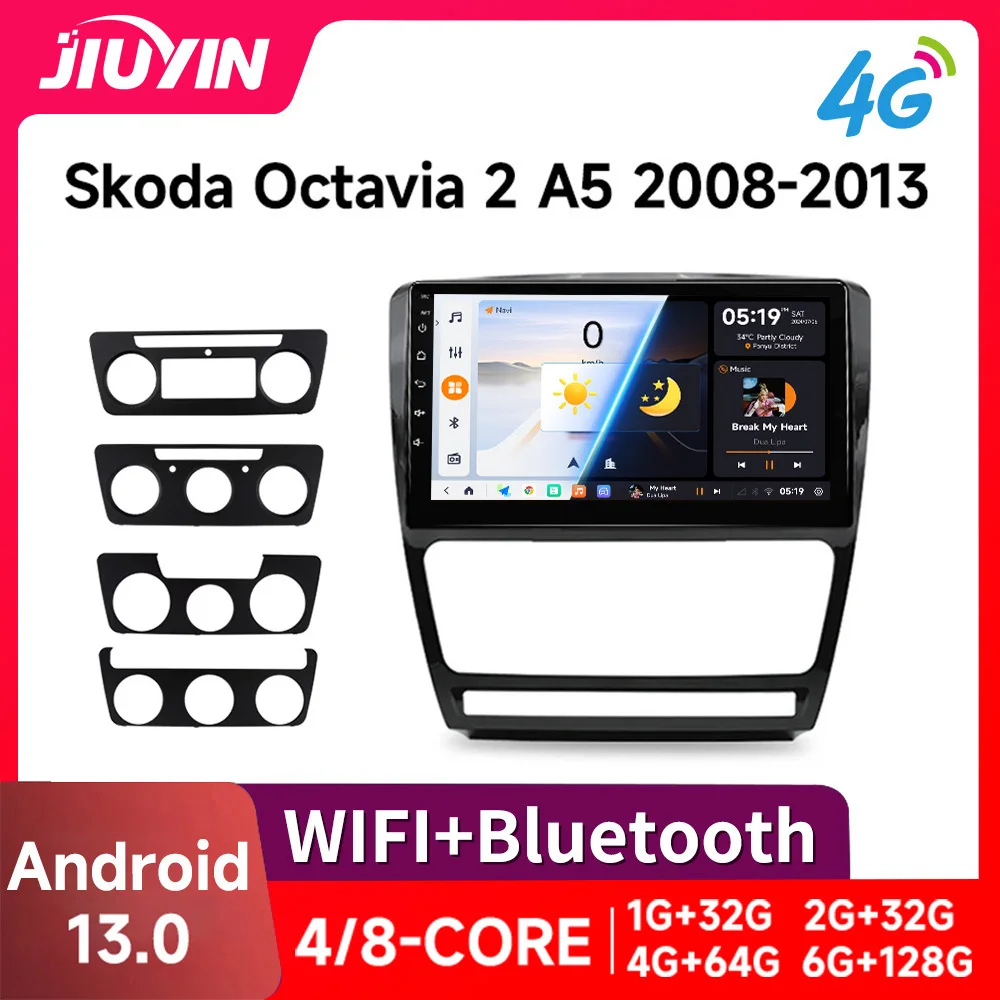 JIUYIN Android13 Car Radio for Skoda Octavia 2 A5 2008-2013 Multimedia Video Player Navigation 2Din Stereo DVD Carplay Head Unit
JIUYIN Android13 Car Radio for Skoda Octavia 2 A5 2008-2013 Multimedia Video Player Navigation 2Din Stereo DVD Carplay Head Unit