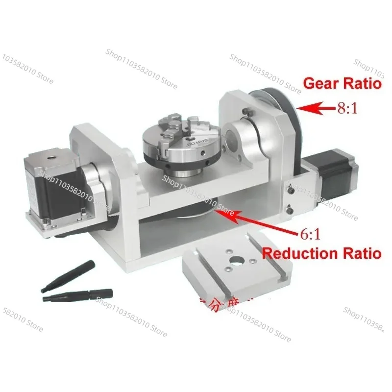 CNC 4th & 5th Axis Rotary Table, High-Precision Milling Indexer with 100mm T-Slot Chuck (98mm Center Height)
CNC 4th & 5th Axis Rotary Table, High-Precision Milling Indexer with 100mm T-Slot Chuck (98mm Center Height)