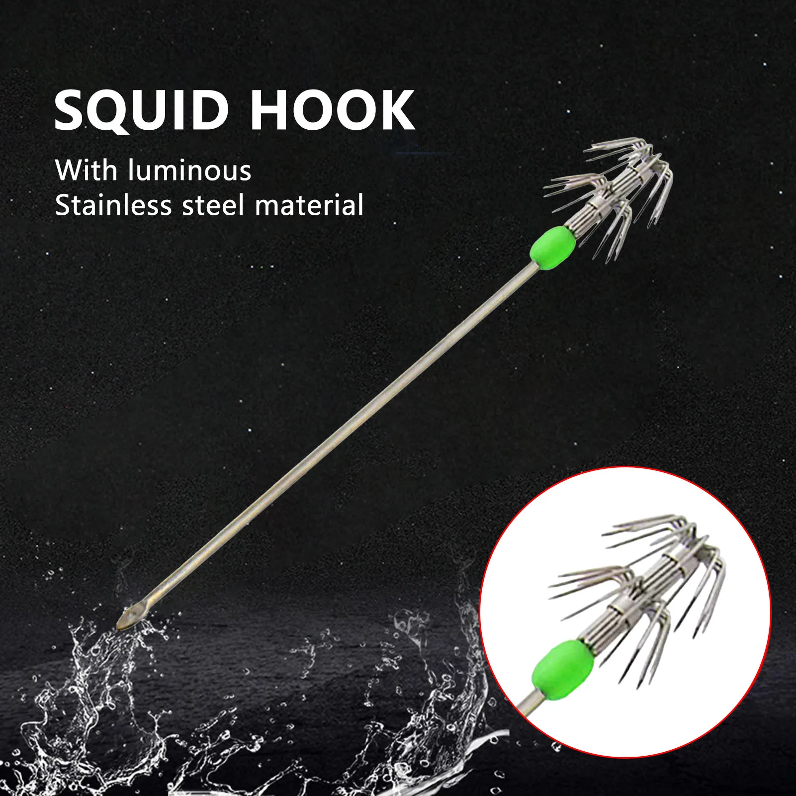 Fluorescent Squid Jig Baits Hook with Unique Double/Single Layer Squid Design Suitable for Coastal Areas Docks
Fluorescent Squid Jig Baits Hook with Unique Double/Single Layer Squid Design Suitable for Coastal Areas Docks