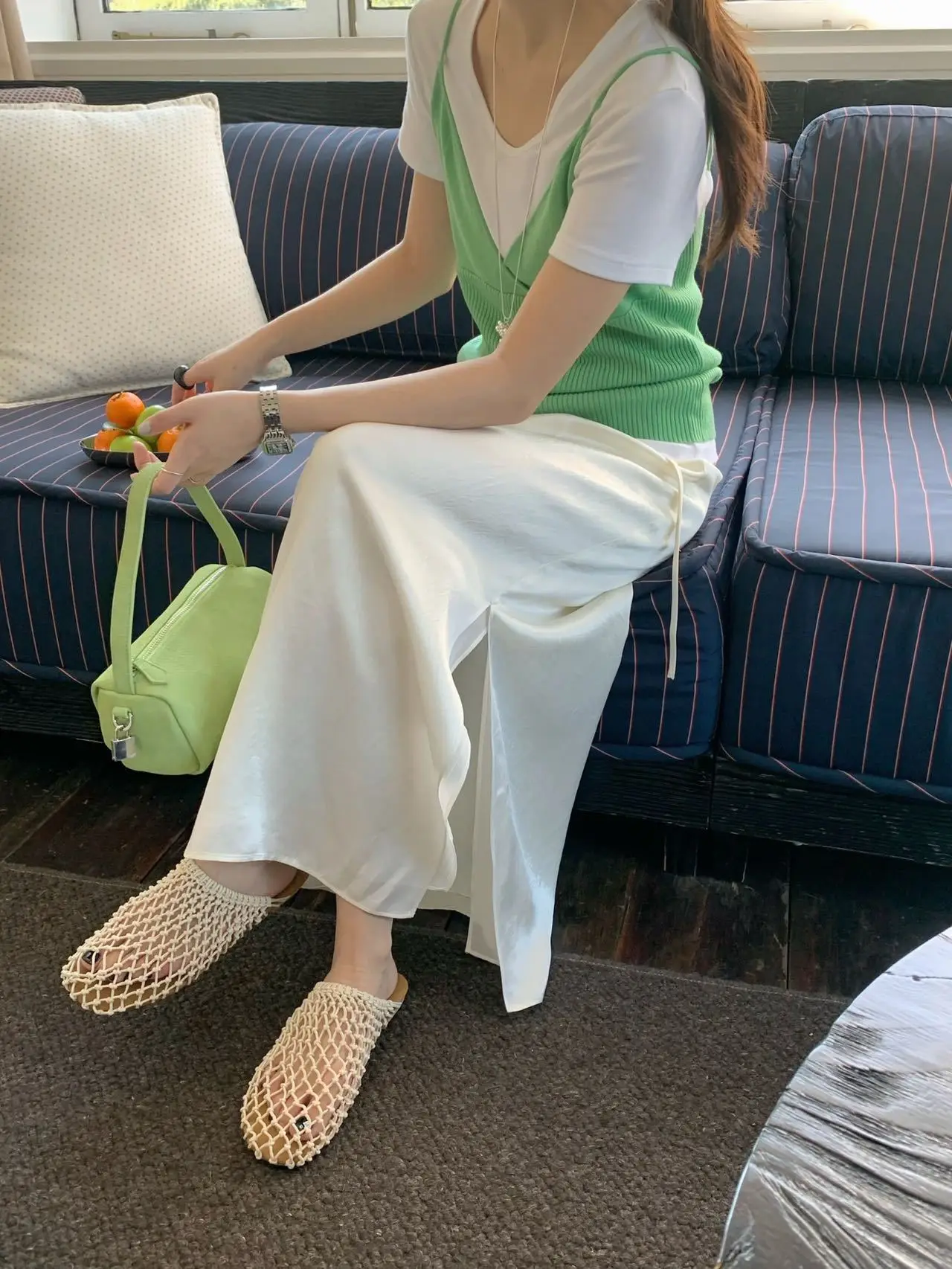 Lilian High Waist Sash Split Half-length Skirt Women's Korean Style Spring Season Versatile Long Skirt Half-length Skirt
Lilian High Waist Sash Split Half-length Skirt Women's Korean Style Spring Season Versatile Long Skirt Half-length Skirt