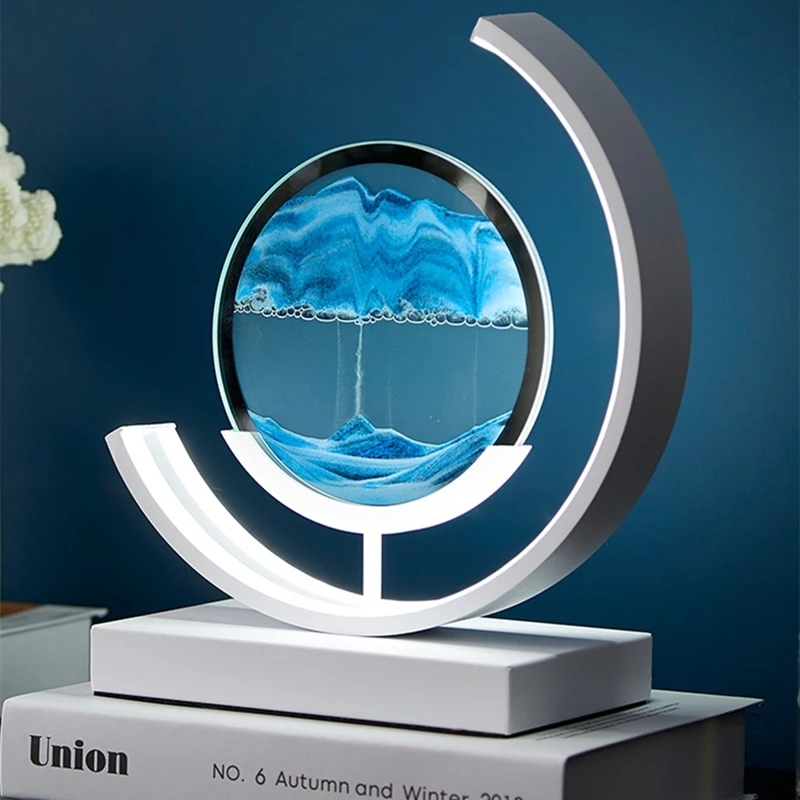 Creative Decompression Quicksand Painting Hourglass Decoration Office Top Decoration Living Room Bedroom Bedside Night Light
Creative Decompression Quicksand Painting Hourglass Decoration Office Top Decoration Living Room Bedroom Bedside Night Light