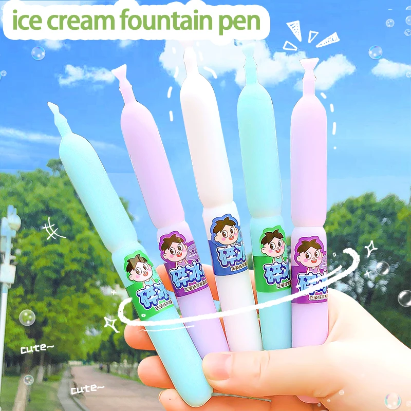 school acsesories ice cream ink pen back to school supplies high quality fountain pen Writing Pens office kawaii Stationery
school acsesories ice cream ink pen back to school supplies high quality fountain pen Writing Pens office kawaii Stationery