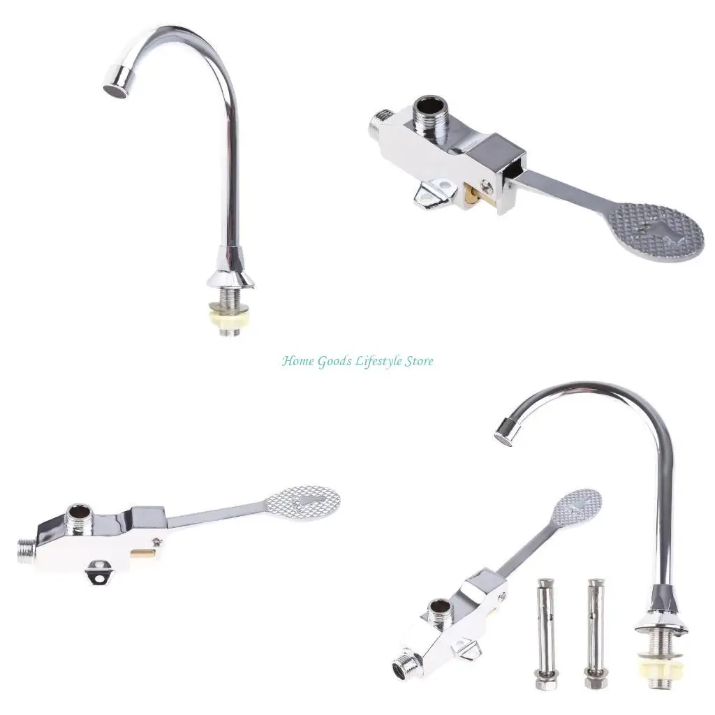 E74E Kitchen Sink Faucets Single Hole Foot Pedal Control Cold Water Faucet Deck Mount Pulldown Faucet Corrosion-resistant
E74E Kitchen Sink Faucets Single Hole Foot Pedal Control Cold Water Faucet Deck Mount Pulldown Faucet Corrosion-resistant