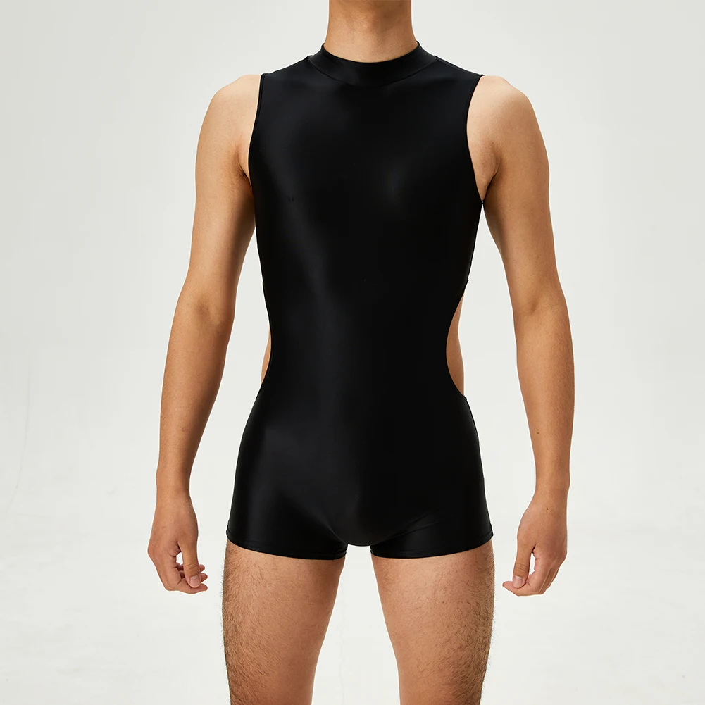 Men's Bodysuit Underwear Sleeveless Oil Shiny Transparent Mesh Lingerie Glossy Leotard Man Jumpsuits Hollow Seamless Bodysuits
Men's Bodysuit Underwear Sleeveless Oil Shiny Transparent Mesh Lingerie Glossy Leotard Man Jumpsuits Hollow Seamless Bodysuits