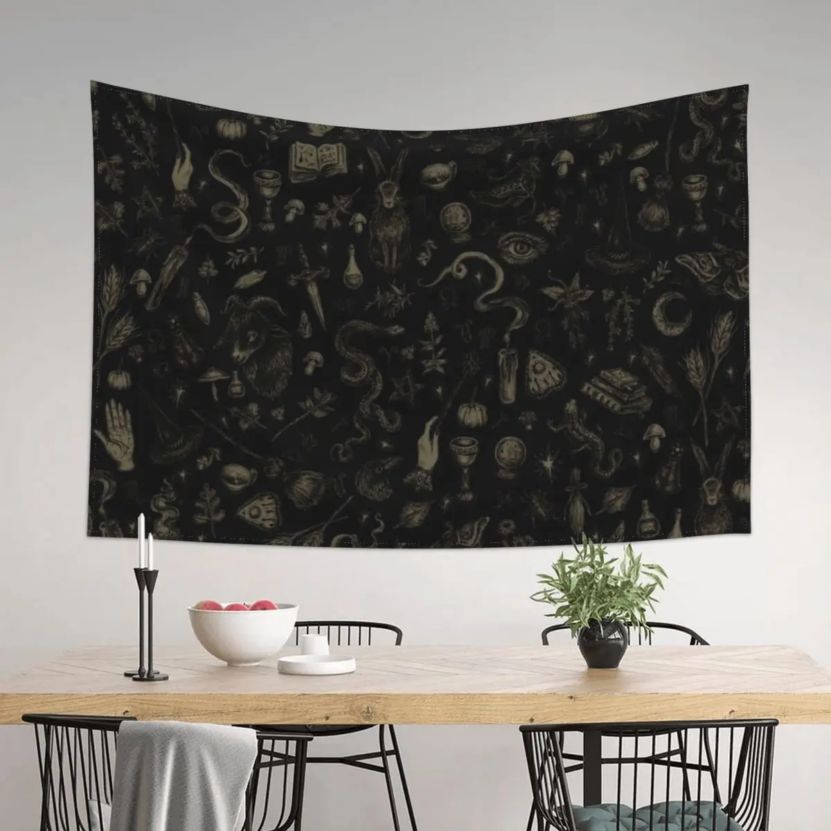 Just Witch Things (black and beige) Tapestry Aesthetic Decoration Hanging Wall Decoration For Bedroom Tapestry
Just Witch Things (black and beige) Tapestry Aesthetic Decoration Hanging Wall Decoration For Bedroom Tapestry