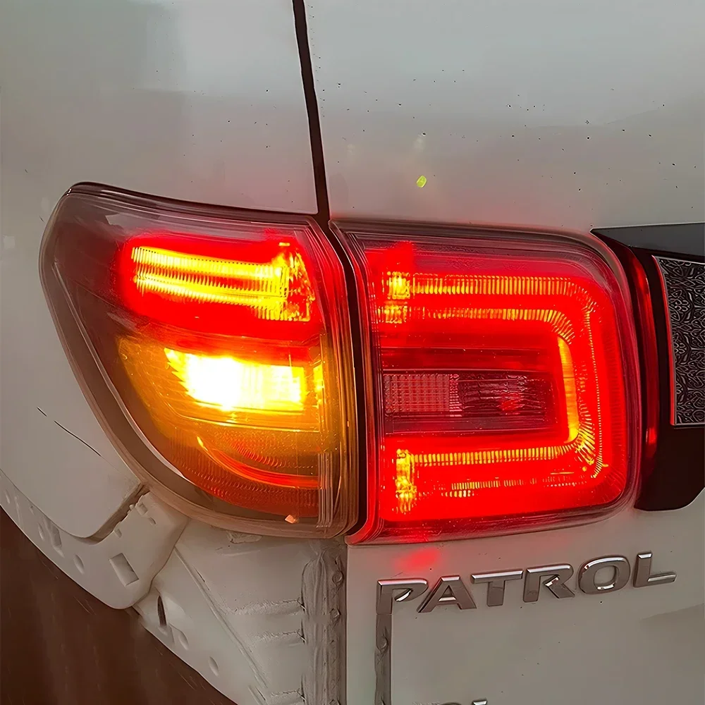 Автомобильные задние фонари в сборе для Nissan Patrol Y61 2008-2014, светодиодные автоматические задние фонари, обновление мигающего сигнального света, аксессуары для инструментов
Автомобильные задние фонари в сборе для Nissan Patrol Y61 2008-2014, светодиодные автоматические задние фонари, обновление мигающего сигнального света, аксессуары для инструментов