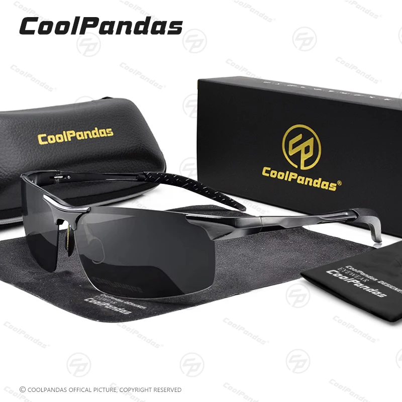 CoolPandas New Men's Polarized Sunglasses Aluminum Frame UV400 Sun Glasses Male Driving Glasses Rimless Eyewear zonnebril heren
CoolPandas New Men's Polarized Sunglasses Aluminum Frame UV400 Sun Glasses Male Driving Glasses Rimless Eyewear zonnebril heren