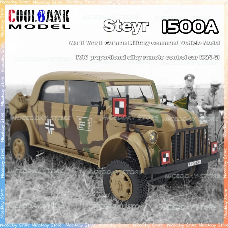 Coolbank German Commander 1:18 Steyr 1500A Full Scale Four Wheel Drive Climbing Car Electric RC Remote Control Car Model Toy Gif
Coolbank German Commander 1:18 Steyr 1500A Full Scale Four Wheel Drive Climbing Car Electric RC Remote Control Car Model Toy Gif