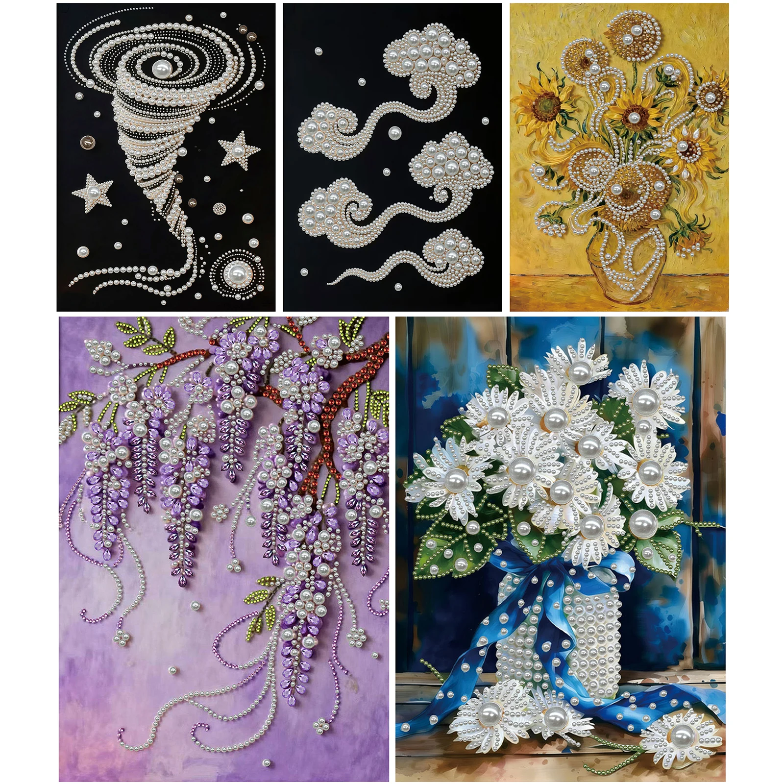 DIY Pearl Painting Kit for Adults/Beginners Gift Home Decor Pearl Dot Painting 30x40cm With Frame
DIY Pearl Painting Kit for Adults/Beginners Gift Home Decor Pearl Dot Painting 30x40cm With Frame