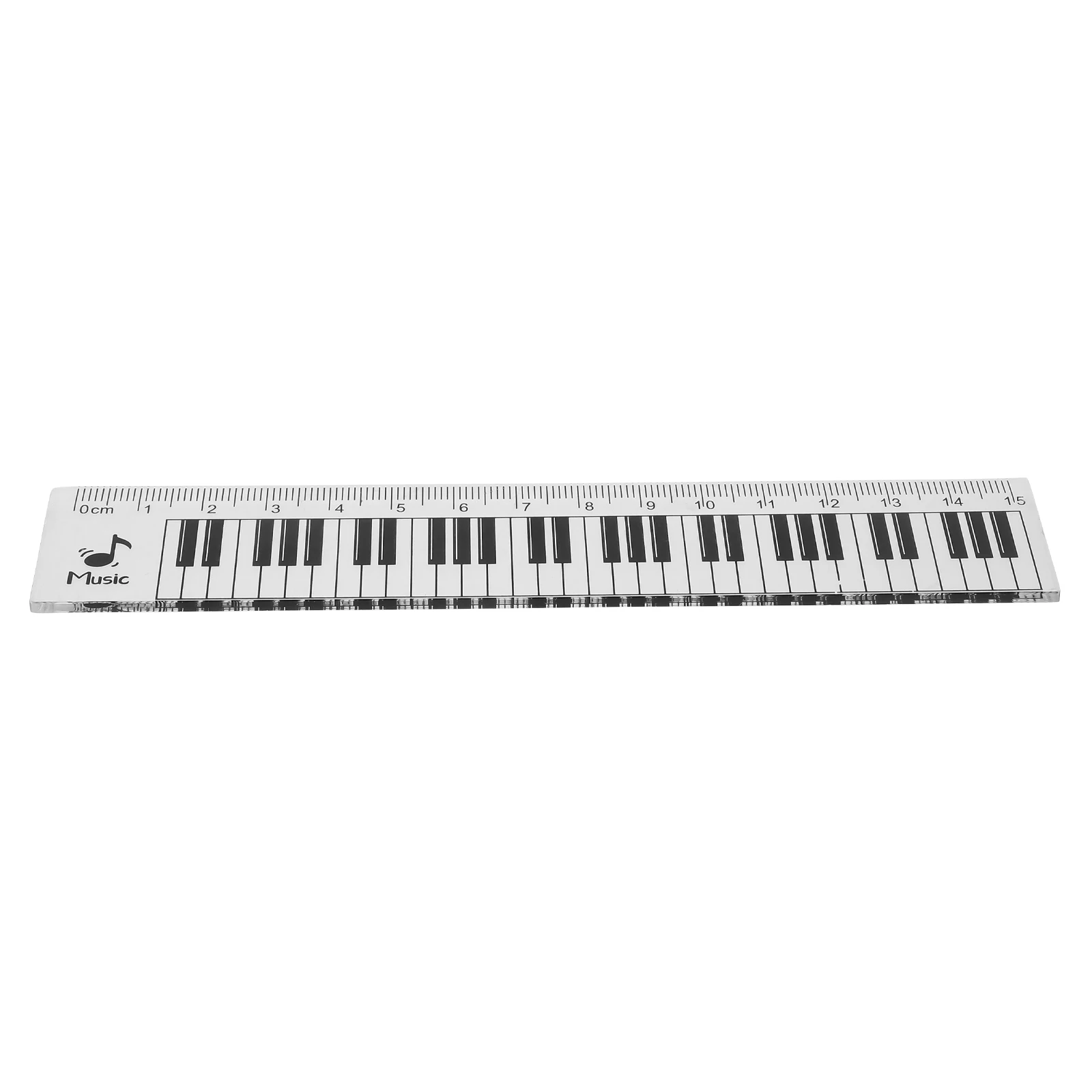 Transparent Ruler Musical Notes Piano Keyboard for Students Teachers Multi-functional Drawing Tool Geometry Set Measuring Ruler
Transparent Ruler Musical Notes Piano Keyboard for Students Teachers Multi-functional Drawing Tool Geometry Set Measuring Ruler