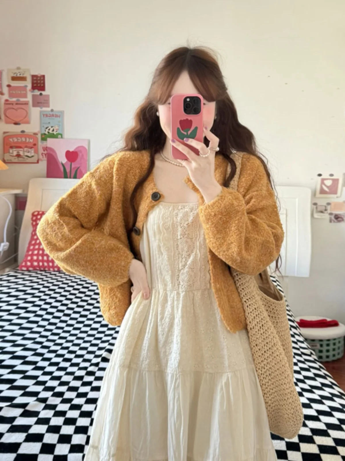 Elegant Knitted Open Cardigan Stylish Spring Fashion Gentle Unique Beautiful Korean Style Long Sleeve round Neck Color
Elegant Knitted Open Cardigan Stylish Spring Fashion Gentle Unique Beautiful Korean Style Long Sleeve round Neck Color