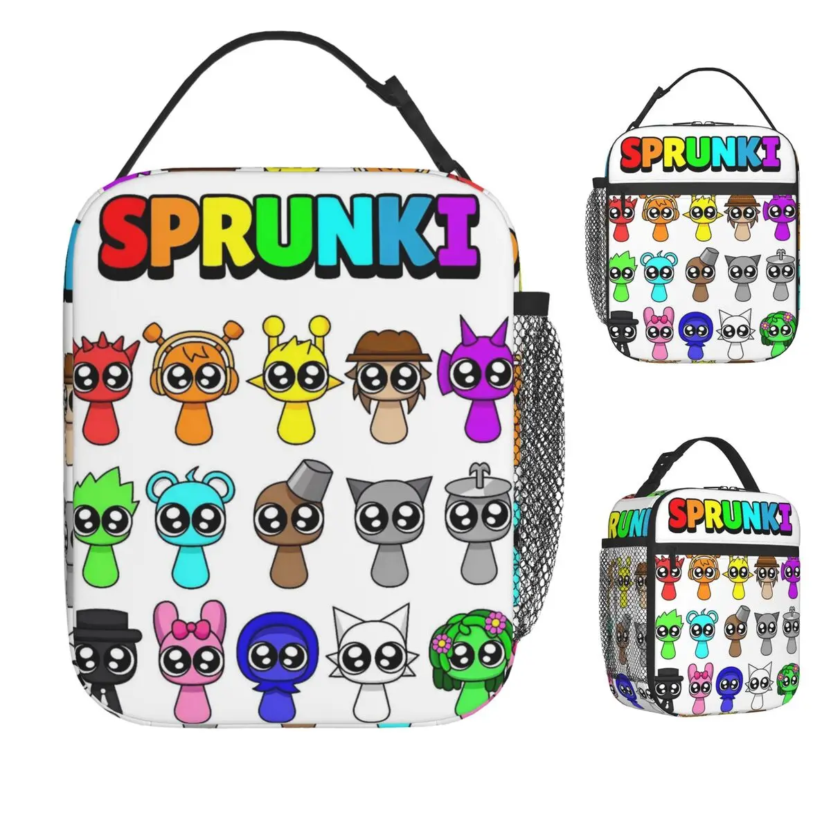 Sprunki Incredibox Game Сумка для обеда Портативная изолированная коробка для завтрака Офисная сумка-холодильник с принтом Эстетическая водонепроницаемая сумка для еды
Sprunki Incredibox Game Сумка для обеда Портативная изолированная коробка для завтрака Офисная сумка-холодильник с принтом Эстетическая водонепроницаемая сумка для еды