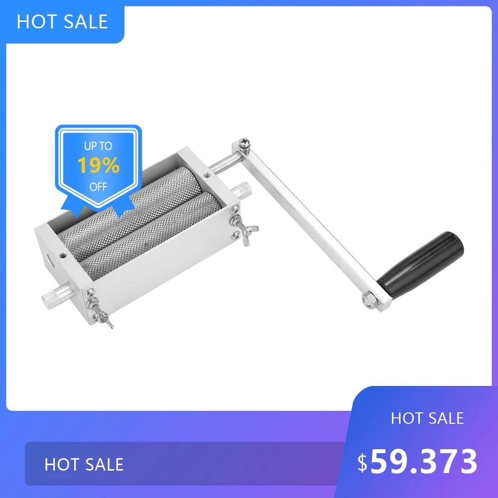 7252025 Stainless Steel Grain Mill 2 Roller Homebrew Barley Grinder Crusher Manual Malt Powder Maker for Home Bee
7252025 Stainless Steel Grain Mill 2 Roller Homebrew Barley Grinder Crusher Manual Malt Powder Maker for Home Bee