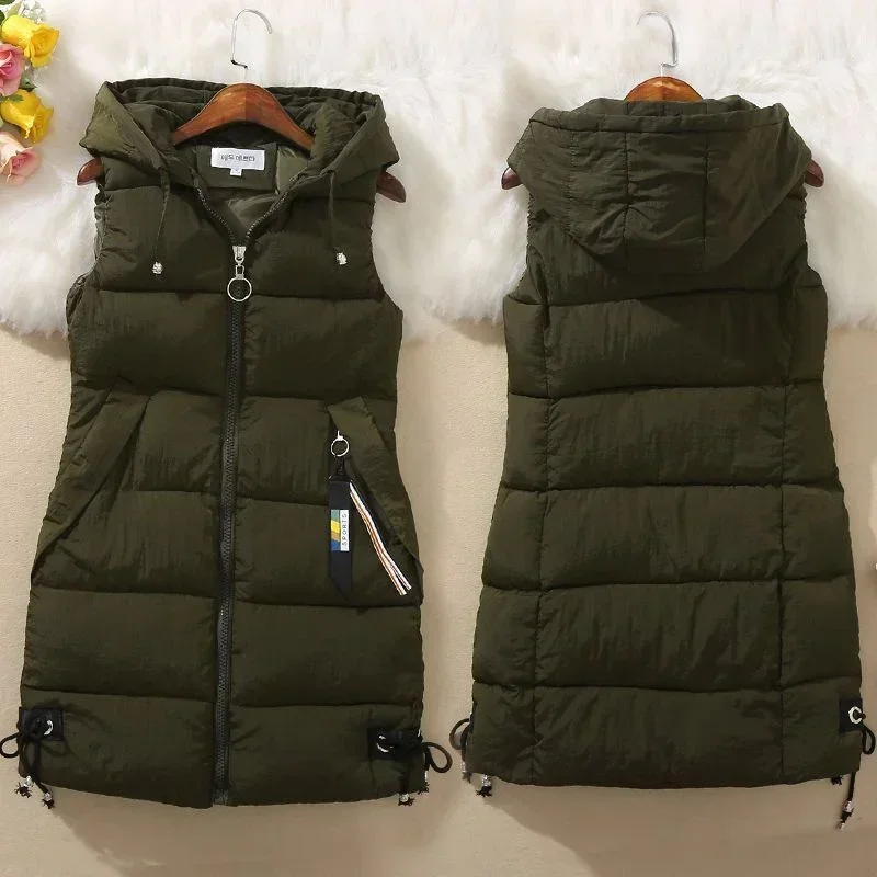 Autumn Women Vest Winter Puffer Parkas Coat 2024 New Casual Pocket Hooded Waistcoat Female Sleeveless Jacket Outerwear E332
Autumn Women Vest Winter Puffer Parkas Coat 2024 New Casual Pocket Hooded Waistcoat Female Sleeveless Jacket Outerwear E332